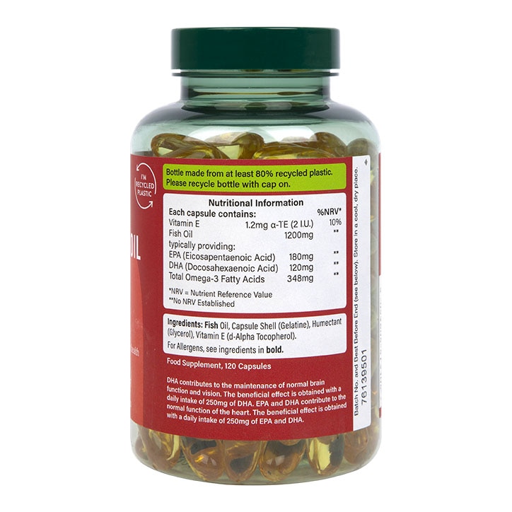 Holland & Barrett Omega 3 Fish Oil 1200mg 120 Capsules